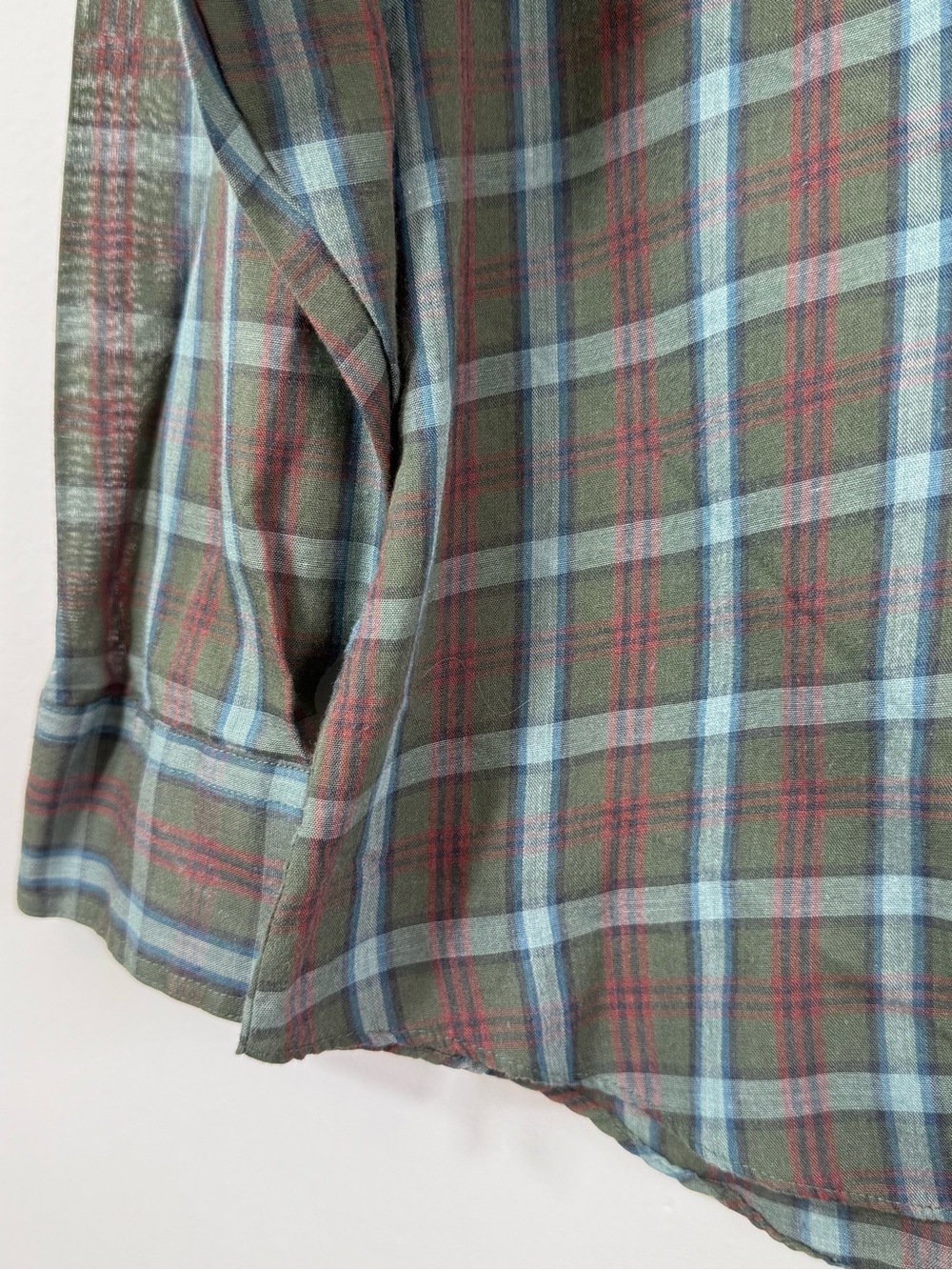 Vintage 80s Brigade Arrow Sportswear Plaid Button Down Shirt Mens M - Picture 3 of 6